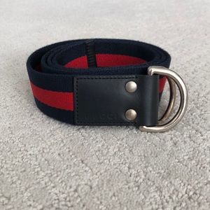 Men’s Gucci Double-D Ring Belt
